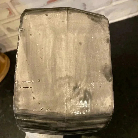 Vintage Pottery Floral Tilted Pitcher - Picture 5 of 8